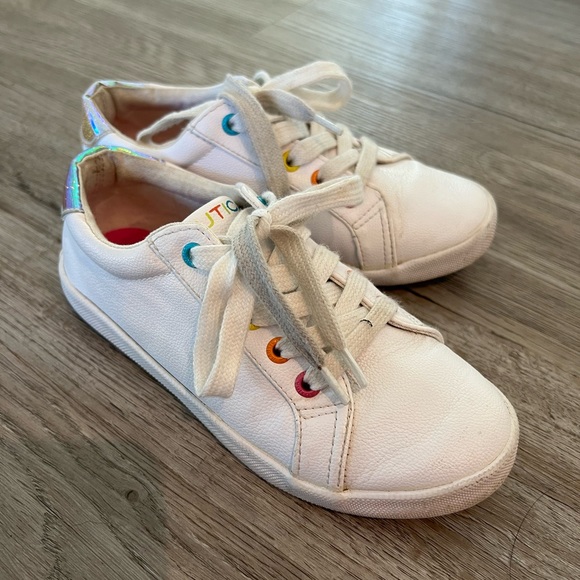 Nautica Little Girls Lace Sneakers size 1 - Picture 4 of 6